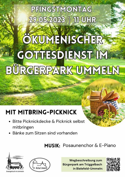 Einladung Bürgerpark Pfingstmontag 2023